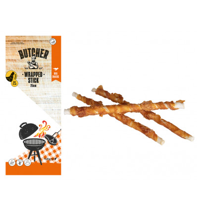 chicken wrapped stick 25cm 144g