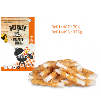 chicken wrapped stick 6cm 375g mini