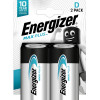 energizer max plus lr20 d bl2