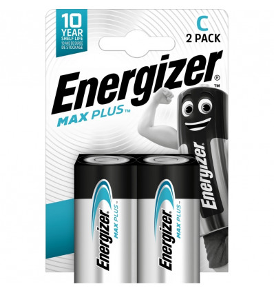 energizer max plus lr14 c bl2