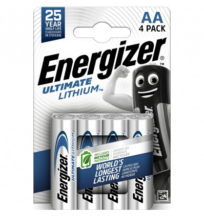 energizer ultimate lithium fr6 aa bl4