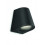 virga wand lantaarn zwart 1x3w selv
