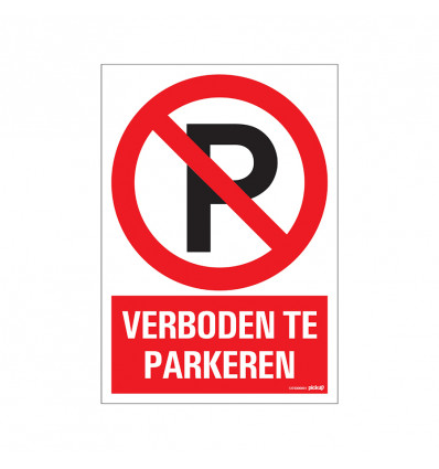 Bord Verboden te parkeren
