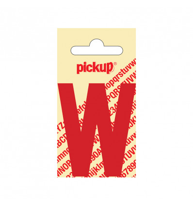 plakletter nobel 60mm rood w