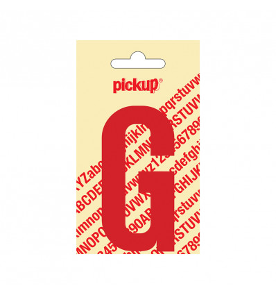 plakletter nobel 90mm rood g
