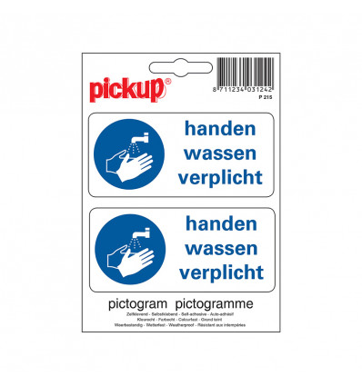 pictogram 10x10 handen wassen verplicht