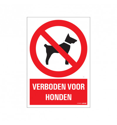 Bord Verboden voor honden