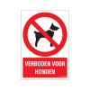 Bord Verboden voor honden
