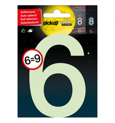 Glow in the dark Nummer 6 9