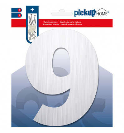 Alucijfer geborsteld 9