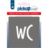 Bord WC grijs