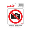 Sticker Verboden te fotograferen