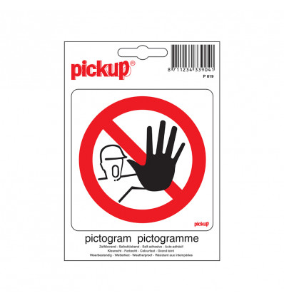 Sticker Verboden voor onbevoegden