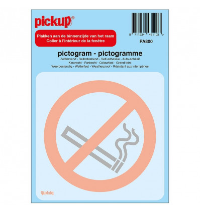 Sticker Verboden te roken