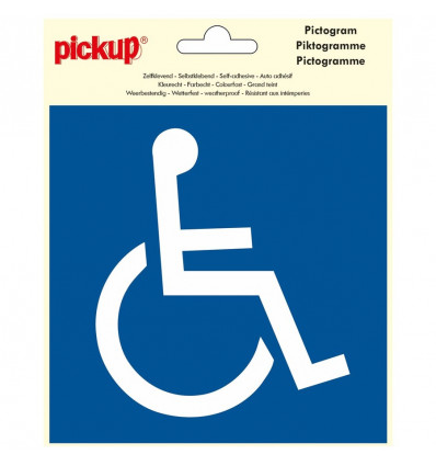Sticker Toegankelijk voor rolstoel