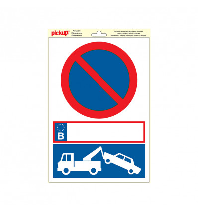 Sticker Parkeerverbod met wegsleepregeling BE