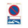 Sticker Parkeerverbod met wegsleepregeling BE