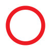 verboden toegang 180mm rond