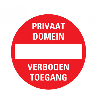 privaat domein verb toegang diam 180mm