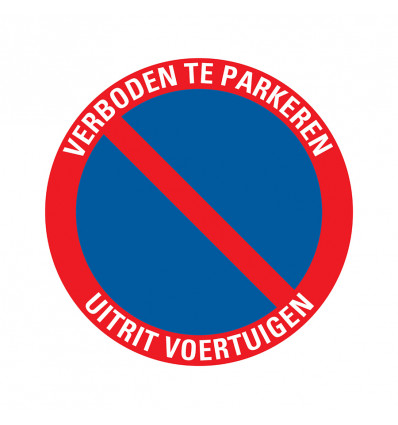 verboden te parkeren uitrit vo diam 300m