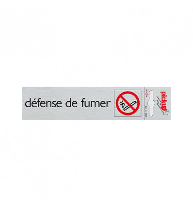 pu alul.165x44mm defence de fumer