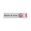 pu alul.165x44mm defence de fumer