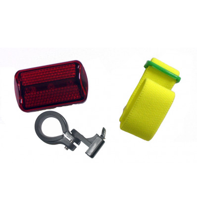 veiligheidslamp rood met houders
