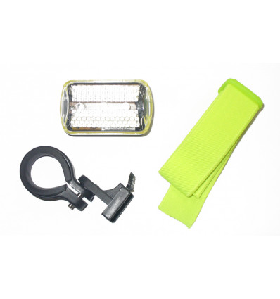 veiligheidslamp wit met houders