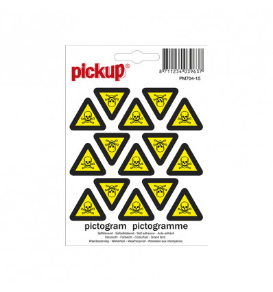 mini picto's 2.5cm giftige stoffen