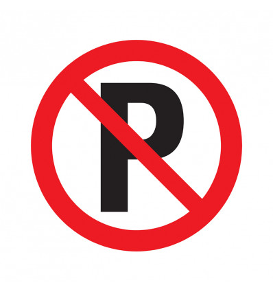 verboden te parkeren 180mm