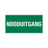 bord 150x300mm vluchtweg nooduitgang