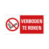 combibord 150x300mm verboden te roken