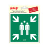 picto vinyl 15x15 verzamelplaats bij calamiteit