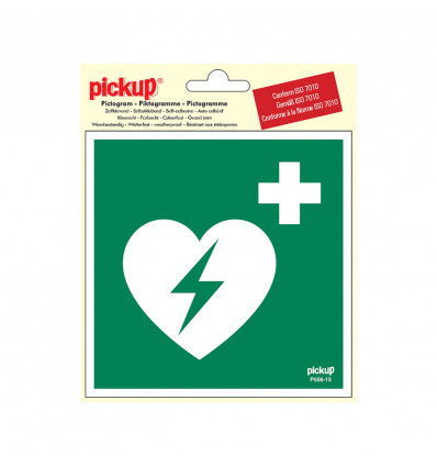 picto vinyl 15x15 aed