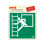 picto vinyl 15x15 vluchtweg met noodladder