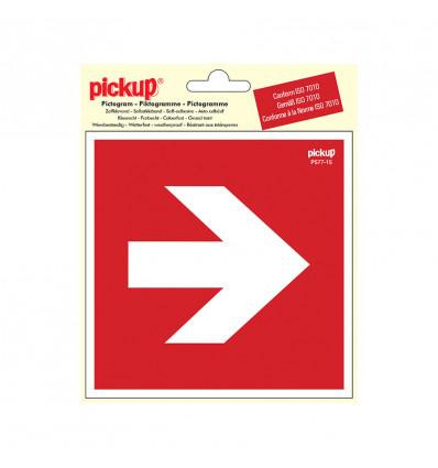 picto vinyl 15x15 richtingspijl 90g