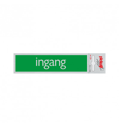 route alulook 165x44mm ingang