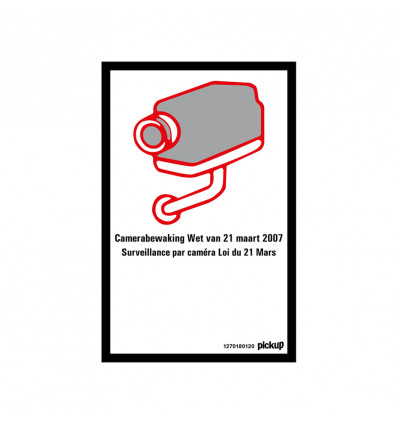 bord 180x120mm camerabewaking surveillan
