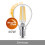 led classic 40w p45 e14 wgd90 cl srt4