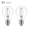 LED classic 60W A60 E27 WW CL ND 2PF/6