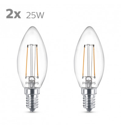 LEDClassic 25W B35 E14 WW CL ND 2PF/6