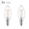 LEDClassic 25W B35 E14 WW CL ND 2PF/6