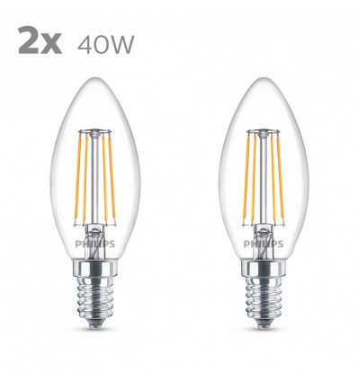 LED classic 40W B35 E14 WW CL ND 2PF/6