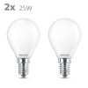 LED classic 25W P45 E14 WW FR ND 2PF/6
