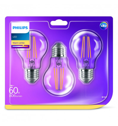 led classic 60w a60 e27 ww cl nd