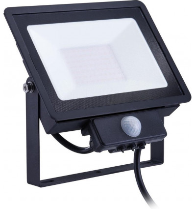 decoflood floodlight ir black 1x50w