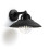 cormorant wall lantem black 1x42w