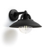 cormorant wall lantem black 1x42w