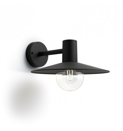 skua wall lantern black 1x42w