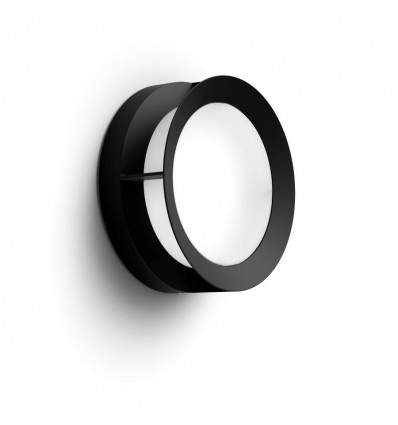 actea wall lantern black 1x12w 176v